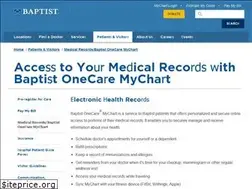 Sites similar to baptistmychart.net