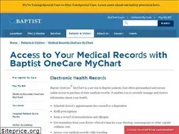 Sites similar to baptistonecare.org