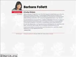 Sites similar to barbara-follett.org.uk