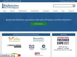 Sites similar to barbarottomachinery.com