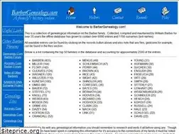 Sites similar to barbergenealogy.com