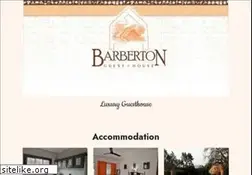 Sites similar to barbertonguesthouse.co.za
