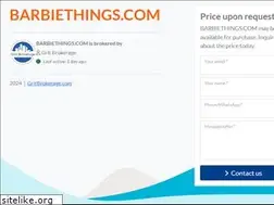 Sites similar to barbiethings.com