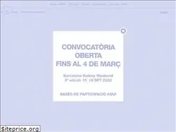 Sites similar to barcelonagalleryweekend.com