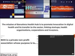 Sites similar to barcelonahealthhub.com