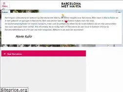 Sites similar to barcelonametmarta.nl
