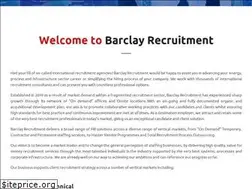 Sites similar to barclayrecruitment.com