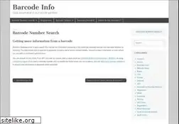 Sites similar to barcodeinfo.org