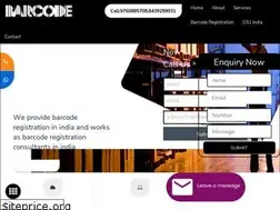 Sites similar to barcoderegistrationindia.com