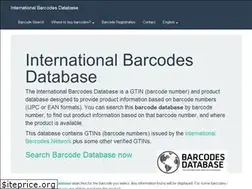 Sites similar to barcodesdatabase.org