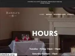 Sites similar to barelisrestaurantandbar.com