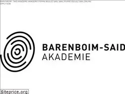 Sites similar to barenboimsaid.de