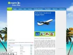 Sites similar to bargainairfaredeals.com