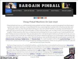 Sites similar to bargainpinballmachines.com