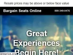 Sites similar to bargainseatsonline.com