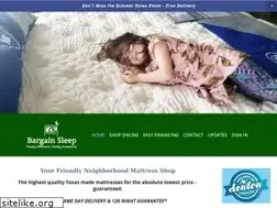 Sites similar to bargainsleepcenter.com