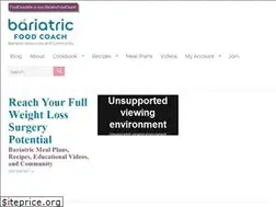 Sites similar to bariatricfoodcoach.com