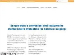 Sites similar to bariatricpsychassessment.com
