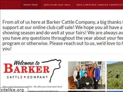 Sites similar to barkercattle.com