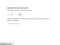 Sites similar to barkerwilsonlaw.com