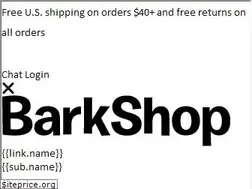 Sites similar to barkshop.com