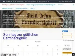 Sites similar to barmherzigkeitssonntag.de