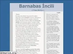 Sites similar to barnabas-incili.com