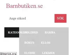 Sites similar to barnbutiken.se