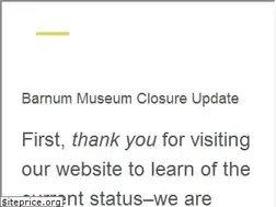 Sites similar to barnum-museum.org