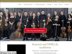 Sites similar to barockorchester.de