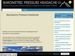 Sites similar to barometricpressureheadache.com