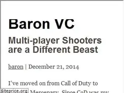 Sites similar to baron.vc
