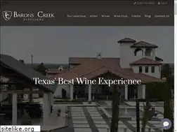 Sites similar to baronscreekvineyards.com