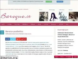 Sites similar to baroque.it