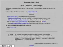 Sites similar to baroquedance.info