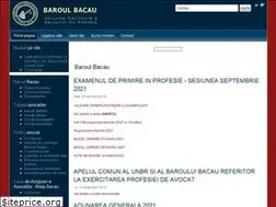Sites similar to baroul-bacau.ro