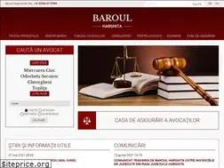 Sites similar to baroul-harghita.ro