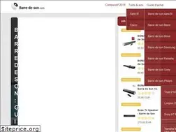 Sites similar to barre-de-son.com