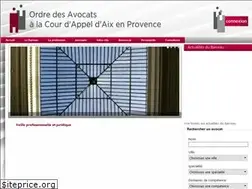 Sites similar to barreau-aixenprovence.avocat.fr
