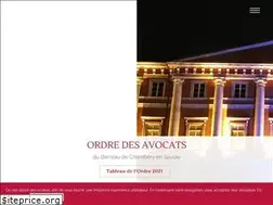Sites similar to barreau-chambery.fr
