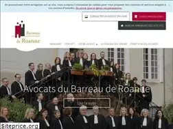 Sites similar to barreauderoanne.fr