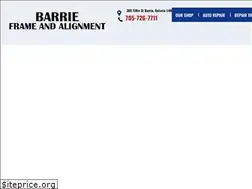 Sites similar to barrieframeandalignment.com