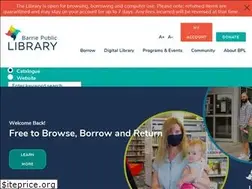 Sites similar to barrielibrary.ca