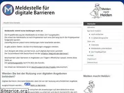 Sites similar to barrieren-melden.de
