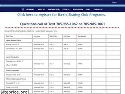 Sites similar to barrieskatingclub.com