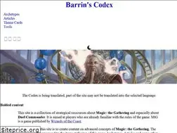 Sites similar to barrins-codex.org