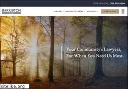 Sites similar to barristonlaw.com
