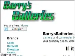 Sites similar to barrysbatteries.com