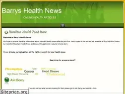 Sites similar to barryshealthnews.com