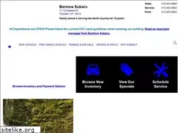 Sites similar to barstowsubaru.com
